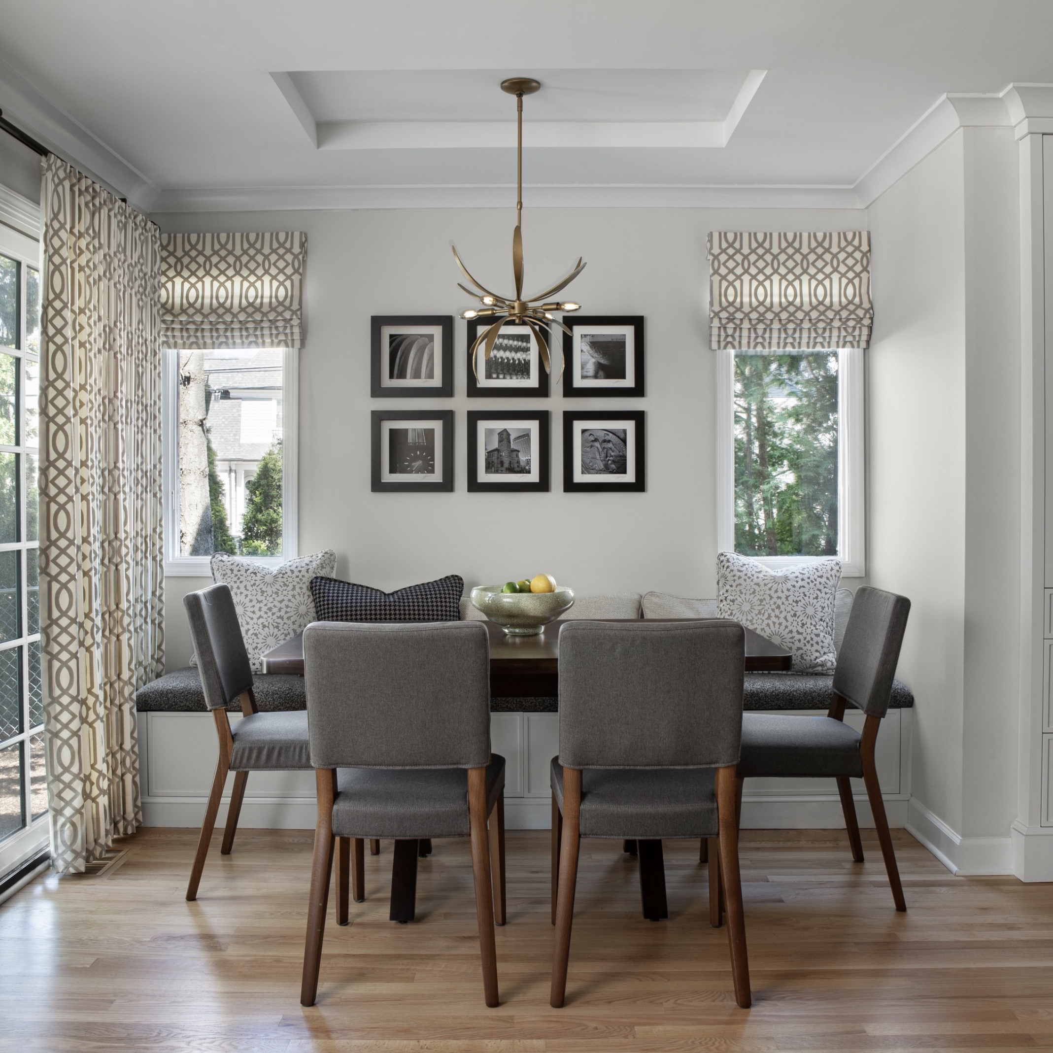 Fairfax dining room designed by interior designer Michigan, Margeaux Interiors